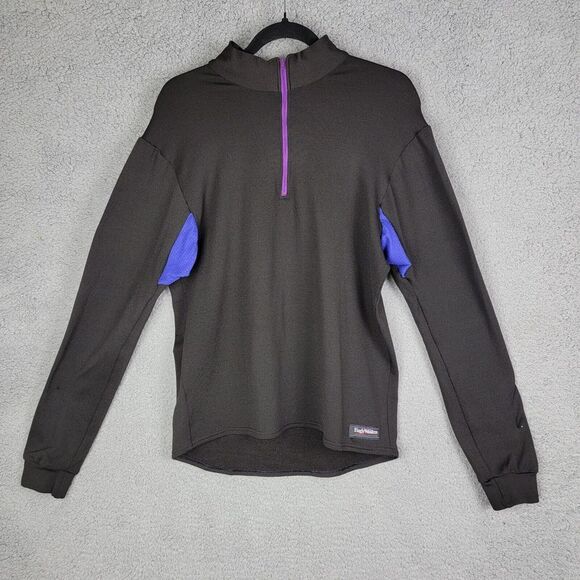 Vintage Early Winters Performance Jacket Unisex Large Black Vented Underarms - Picture 1 of 16